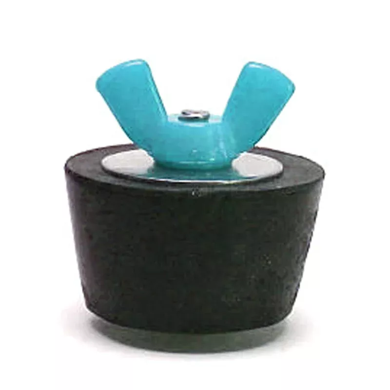# 12 WINTER PLUG 2" FITTING COLORED WINGNUT (TURQUOISE)