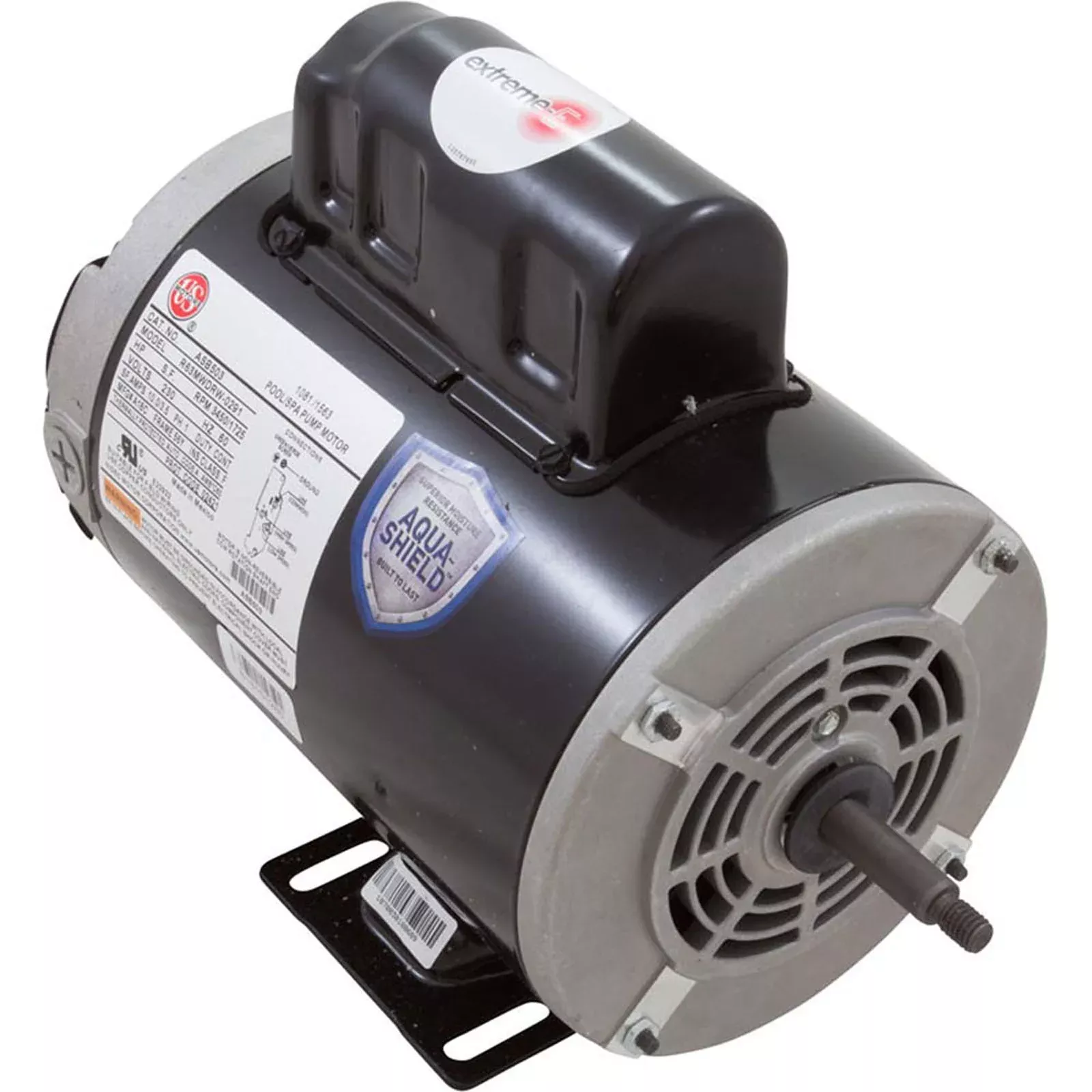 Motor, US Motor/WW, 1.0hp, 230v, 2-Speed, 56Y Frame